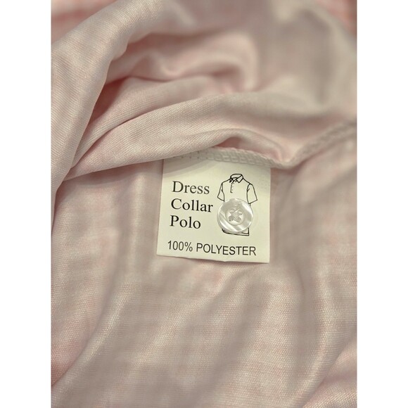 NWOT Collars & Co Men’s XL Quattro Flex Short Sleeve Pink Gingham Button Down - Picture 6 of 7
